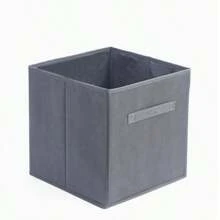 1pc Foldable Open-Top Storage Box, Household Organizer Bin For Miscellaneous, Toys, Clothes Wardrobe