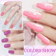 12 件/0.27 盎司深色卡其色系列凝胶指甲油套装，深卡其色持久凝胶指甲油，需要 UV LED 灯，适用于家庭沙龙美甲、DIY 设计使用 - 彩色 - 查看 4