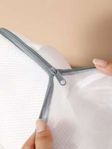 1 件 3D 网状纹理胸罩洗衣袋，简易涤纶胸罩清洁袋，带松紧带和软骨框架，防止变形，适用于家用洗衣机 - 彩色 - 查看 8