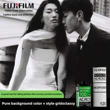 FujiFilm [Expired 2 Months, Please Do Not Purchase] Black And White Film, 120 Format Black And White Photos, Professional Photography Art Vintage Black And White Film