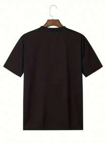 Flamingo Grammingo Like A Normal Grammy Gifts Funny Grandma Printed T-Shirt - Black - View 2
