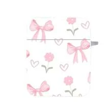 Bowknot Flower Soft Transparent Protective Case Suitable For AirPods 1/2/3/Pro/Pro2, AirPods 4 - White - View 2