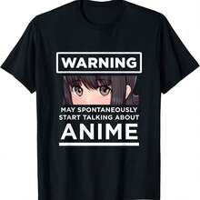 Warning May Spontaneously Start Talking About Anime T-Shirt