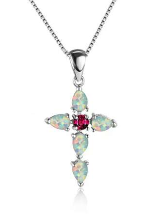 Kruis hanger ketting eenvoudige diamanten ketting geloof kruis sieraden eerste ketting