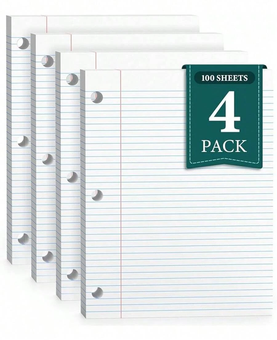 Five Star - Papel De Hojas Sueltas + Aplicación De Estudio, Paquete De