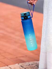 Ombre Sports Water Bottle, Portable Leak-Proof Flip Cap Drink Cup, Suitable For Workout, Fitness, Travel