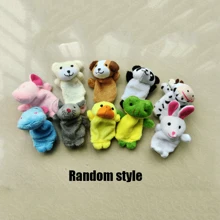 10pcs Cartoon Plush Finger Puppets, Cute Animal Finger Puppets For Boys And Girls, Finger Puppet Animal Family For Role Play And Storytelling - Multicolor - View 11