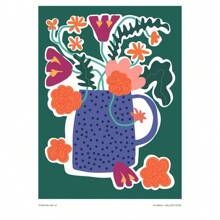 1 件现代波西米亚极简主义植物花卉艺术抽象海报印刷品墙壁艺术图片客厅家居装饰无框架 - 彩色 - 查看 67