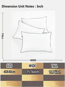 1 Stück quadratisches, mehrstufiges/mehrspezifikations dickplüschiges Kissenfutter, hohe Elastizität, geeignet für Heim, Schlafzimmer, Wohnzimmer, Sofa Dekoration, waschmaschinengeeignet