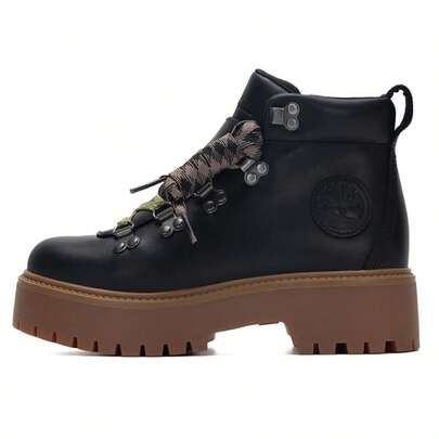 Timberland Botas de senderismo para exteriores unisex, zapatos de cuero de negocios, botas con elevador, zapatos deportivos casuales A27VJW02