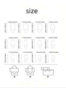 24 piezas de láminas de uñas con estilo francés aptas para damas y niñas, ideales para citas, fiestas, festivales, decoración del Día de San Valentín, pegatinas de manicura francesa simple, uñas postizas desprendibles (incluye hojas de pegamento y limas de uñas hoy)