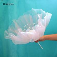 1Pc 40/50cm Big Simulation Flower Window Display 3D Large Artificial Flowers Hanging Gauze Hollow Fake Flower Wedding Home Decor Back To School Room Decor School Supplies