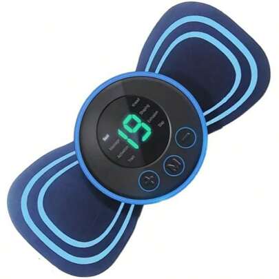 Masajeador de espalda y cuello portátil efectivo para el dolor de cadera de espalda y hombro mini parche masajeador de cuello eléctrico con almohadilla