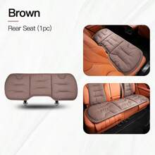 New Car Seat Cushion Luxury Leather Waist Back Support Pillow Breathable Non-Slip Driver Seat Pad Universal Lumbar Pillow