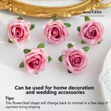 5/10 piezas de cabezas de rosas a la parrilla artificiales para decoraciones de primavera y otoño, para bodas, jarrones, hogar, comedor, dormitorio, cocina, decoración de habitaciones, fiestas, cumpleaños y jardín exterior