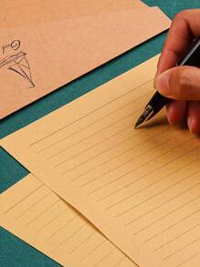 Leather Stationery, Office Paper, Writing Paper, Letter Paper, Card Paper, Letterhead, Minimalist Love Letter, Single Line & Double Line Letter Pads, Leather Ruled Line Paper, Craft Paper