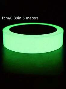 1pc Glow In The Dark Tape, Bright Long Lasting Fluorescent Tape For Night Decoration, Outdoor Sports And Markings
