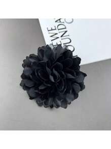 1pc10cm Light Luxury Gothic Bold Shoulder Large Floral Brooch 3D One-Piece Suit Dress For Women's Gala Dinner" Dress Accessories Pin For Clothes Bag Charm