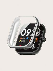 1pc Solid Color Electroplated TPU Full Body Shockproof Anti-Scratch Protective Case Compatible With Redmi Watch 4 - Redmi Watch 4 - View 10