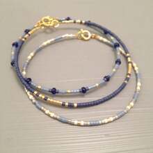 1pc 小众欧美复古风时尚，手工编织米珠女童手链女式小手链波西米亚风，适合节日礼物，日常佩戴 - 彩色 - 查看 1