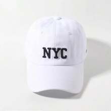 1 件女士时尚百搭字母刺绣棒球帽