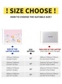 PU Envelope Bag Slim Waterproof Laptop Sleeve Compatible With Macbook/Matebook For Women