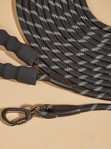 Extra Long Reflective Nylon Leash With Safety Lock Clip, Heavy Duty Design, Multiple Length & Color Options
