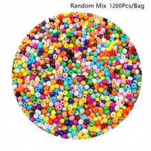 3MM Bracelet Beads Kit For Jewelry Making, 5760/11520pcs Seed Beads Small Glass Beads 8/0 Rainbow Beads Set With Elastic String For Crafts