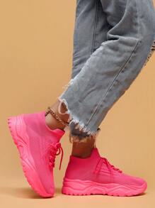 Breathable Non-Slip Lightweight Sock Shoes, Unisex Elastic Knitted Sports Casual Shoes For Gym, Running, Training, Slip-On Cushioned Breathable Shoes