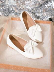 New Girls Outdoor Simple Comfortable Versatile Flats - White - View 4