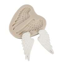 1pc Christmas Angel Wings Silicone Mold, Candle Mold, Soap Mold, Resin Molds, DIY Soft Pottery Clay Drop Glue Decorative Mold, Candle Molds, Hand Decorative Art Tools - Multicolor - View 6