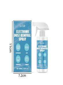 100ml Electronic Dust Removal Spray, Suitable For Laptops, Keyboards, Cameras, Car Interiors And Multi-Purpose Cleaning, Convenient And Quick, Extends Equipment Lifespan - Blue - View 3
