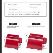 Couple Rabbit & Teddy Bear Toothpaste Squeezer, Manual Toothpaste Dispenser, Bathroom & Cosmetics Tube Squeezer - Multicolor - View 2