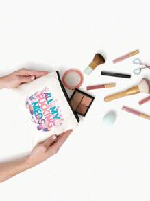 A-Z Rabbit Letters, Easter Bunny 26 Letters, Easter Egg Letter Rabbit Drawstring Gift Bag, Candy Biscuit Packaging Bag, Easter Gift, Letter Rabbit Storage Bag, Candy Packaging Gift Bag, Imitation Linen Drawstring Storage Bag - Multicolor - View 5