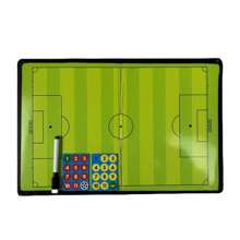 1 Peça Quadro tático dobrável de futebol/basquete, pasta, prancheta gravável e apagável para treinamento