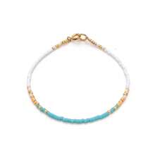 1pc 小众欧美复古风时尚，手工编织米珠女童手链女式小手链波西米亚风，适合节日礼物，日常佩戴 - 彩色 - 查看 8