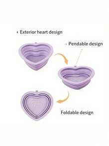 1/2pcs Cat/Dog Lover Gift And Dog/Cat Mom Love Pet Silicone Bowl, Cat/Dog Lover Gift And Dog/Cat Mom Love Pet Food Bowl For Cat Lover And Cat Mom Loves & Dog Lover And Dog Mom Loves, Foldable Portable Silicone Material