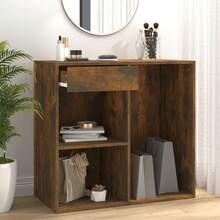 Armoire à cosmétiques Bois fumé 80x40x75 cm Bois d'ingénierie