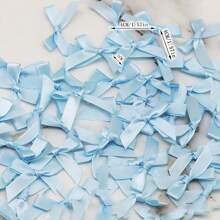 50/100/200pcs Mini Ribbon Bow Crafts Multi-Color Small Bow Ribbon Bow Flower Gift Packaging Wedding Birthday Party Sewing Scrapbook DIY Decorative Items - Multicolor - View 27