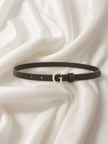 1pc Women's New Waist Belt, Premium PU Dress Decoration Belt