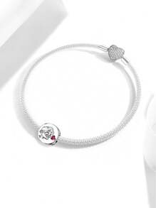 1 pièce Perle de charme en argent sterling 925 à la mode représentant une vieille femme bienveillante, pour femmes, convient aux bracelets, joncs, bijoux faits main. Cadeau pour petite amie. Bijoux de haute qualité pour dames