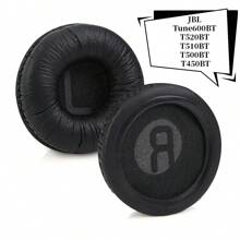 Replacement Ear Pads For JR300, JR300BT, T450BT, T500BT, Tune 500, Tune 500BT, Tune 510BT, Tune 520 Headphones - Headset Earpads & Ear Cushions (Black)