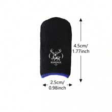 Ultra Sensitive Gaming Finger Gloves - 2 Pairs, Sweatproof, Ultra-Thin, Breathable Touch Screen Compatible, Smooth Operation, Enhance Mobile Gaming Accuracy