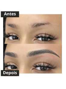 Eyebrow And Beard Pen Natural Thread Effect Waterproof 24hr Black Color - Black - View 4