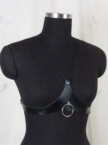 PU Leather Belt Garter Belt Street Dance Nightclub Performance Restraint Harness Sexy Belt