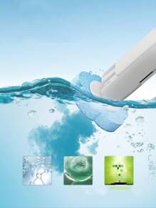 带替换头的一次性马桶刷，浴室清洁全套，壁挂式设计