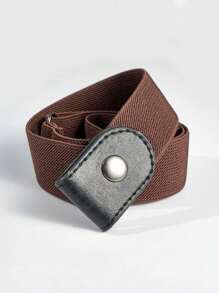 Simple Fashionable Belt Invisible Elastic Versatile Clothing Decoration Jeans Buttonless Elastic Belt Kid's Invisible Belt