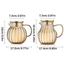 1pc High Borosilicate Glass Teapot, High Temperature Resistant Thick Tea Pot With Tea Strainer, Home Use Electric Stove Kettle For Flower Tea Making