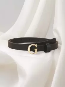 1pc Women's New Waist Belt, Premium PU Dress Decoration Belt