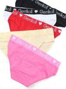Paquete de 4 Calzones de Algodón para Dama, Ajustable, Confortable y Suave, Alta Comodidad - Multicolor - Ver 4